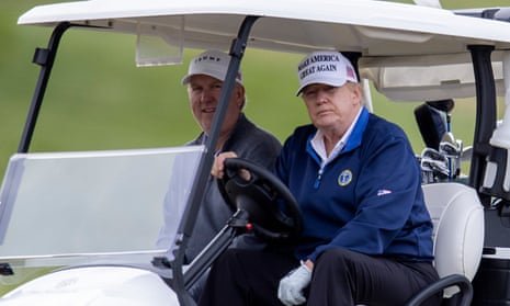 Donald Trump at his golf club in Sterling, Virginia as more Republicans rounded on him for failing to concede defeat in the presidential election.