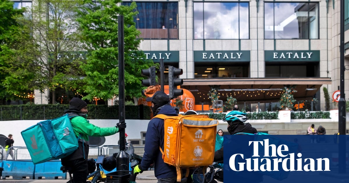 Food delivery riders banned from luxury flats in London