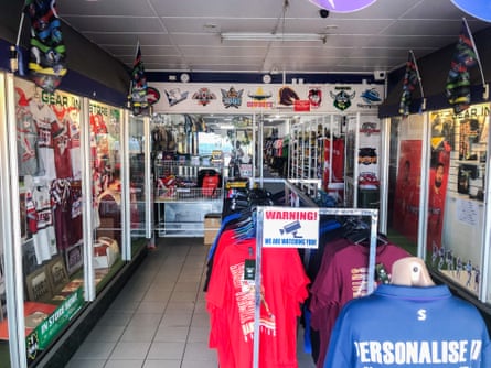 A Dolphins paraphernalia store in Redcliffe.
