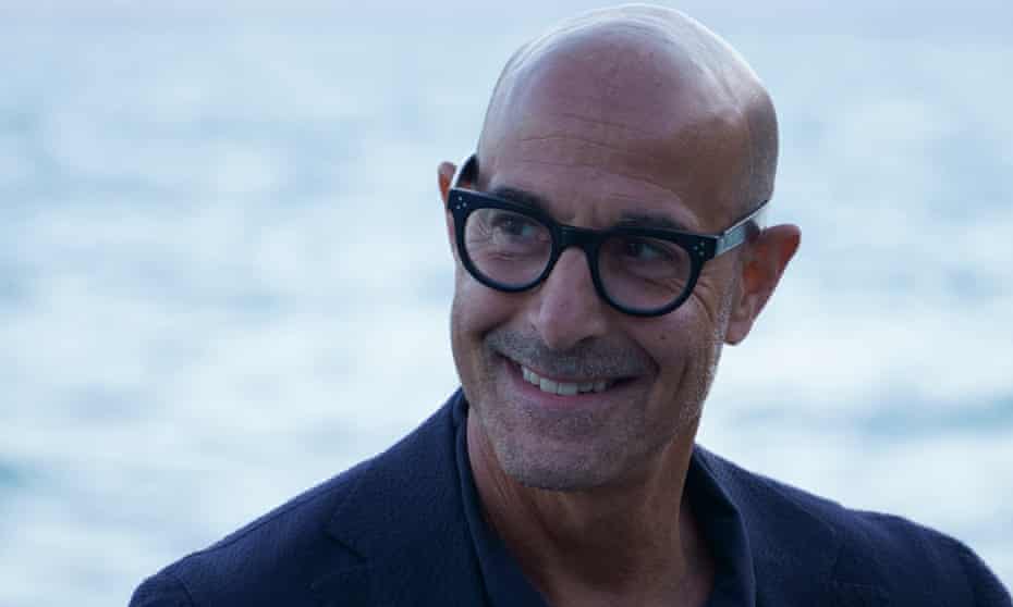 The signature hypnodazzle ... Stanley Tucci in Searching for Italy. 