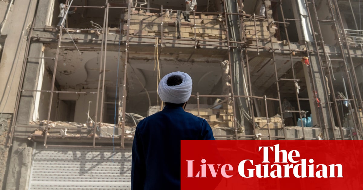 Iran says it would resume nuclear talks if US guaranteed no further attacks – Middle East crisis live