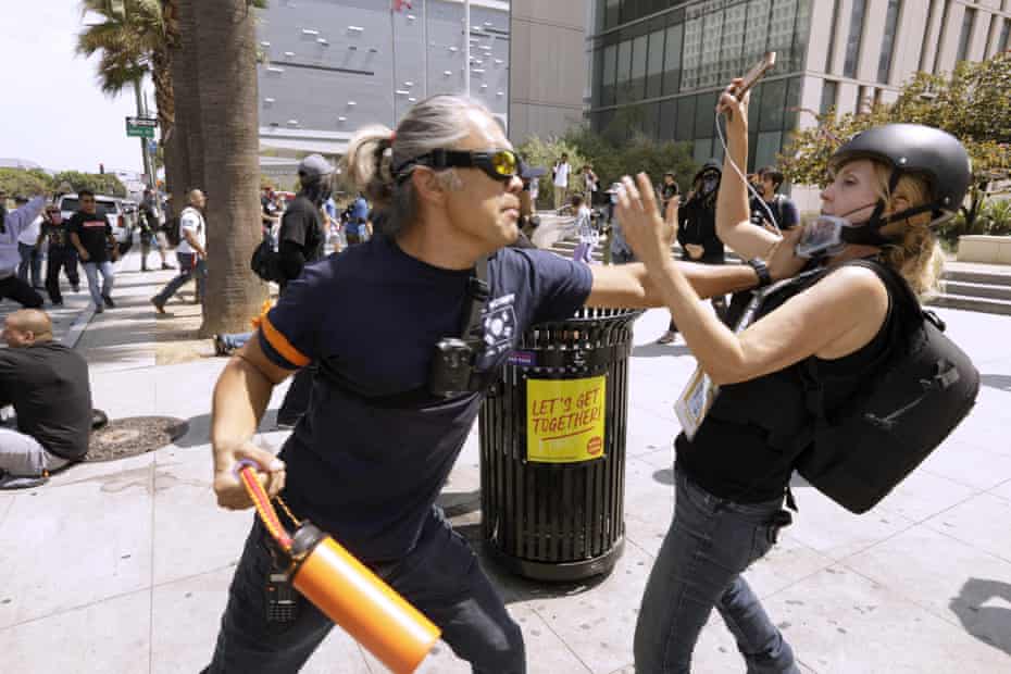 Open season on media': journalists increasingly targeted at Los Angeles protests | Protest | The Guardian