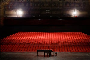 One of the year’s many empty concert halls.