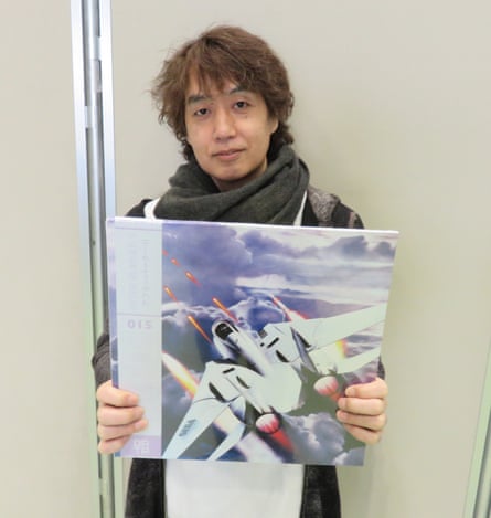 Hiroshi Kawaguchi with After Burner II LP.