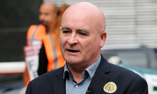 RMT union leader Mick Lynch