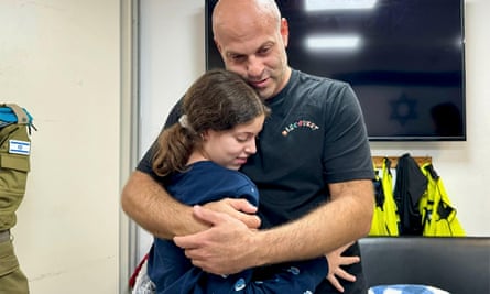 Hila Rotem Shoshani reunites with her uncle.