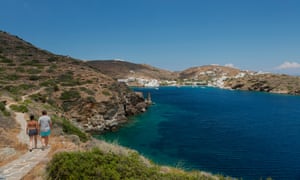 The path toward Faros in south-east Sifnos.