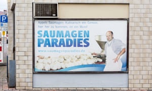 The popular Saumagen Paradies (Pig Stomach Paradise) butchers in Kallstadt.