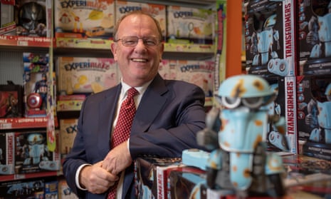 Gary Grant, owner of toy chain The Entertainer, at a store in Shepherd's Bush.