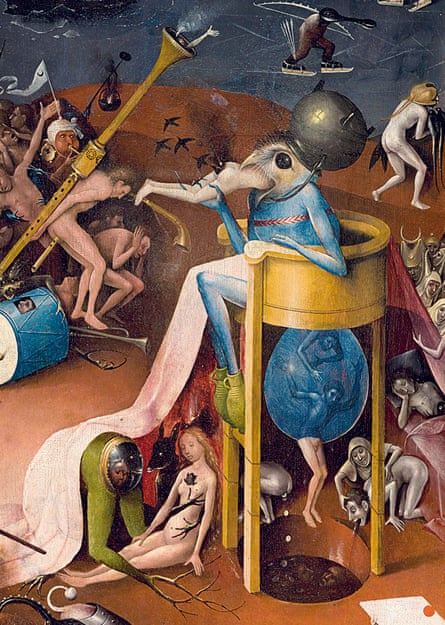 A detail from the ‘hell’ panel of The Garden of Earthly Delights.