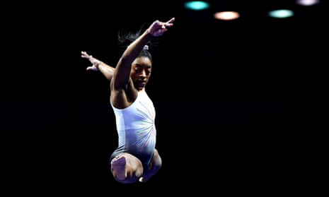 Simone Biles is aiming to become is oldest woman in more than five decades to win the Olympic all-around title and the first repeat champion since 1968.