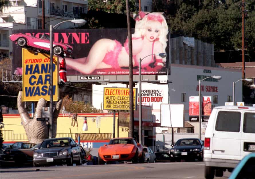 ‘I need my own Angelyne’ … a billboard from 1999.