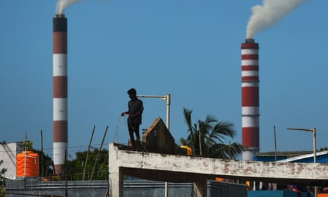 Smoke billows from a thermal power plant near Chennai. States across India have issued panicked warnings that coal supplies to thermal power plants are running perilously low.