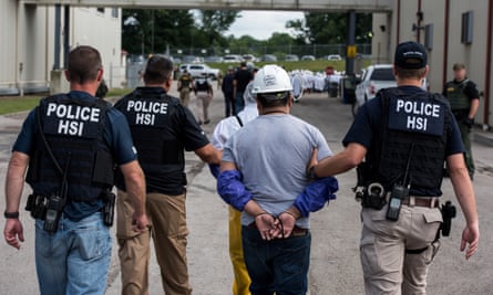 Homeland Security Investigations (HSI) special agents arrested alleged immigration violators at Fresh Mark, Salem on 19 June 2018.