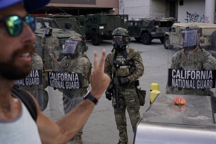 Donald Trump deployed the national guard to Los Angeles over the governor’s objections.