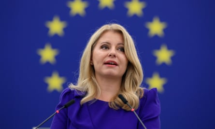 Slovakian president Zuzana Čaputová