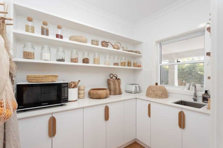 Deb Saunders’ kitchen, which she restyled during lockdown