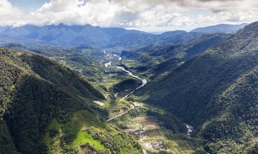Pastaza Valley in the Andes. In 2008, Ecuador enshrined the rights of ‘Mother Nature’ in its constitution.