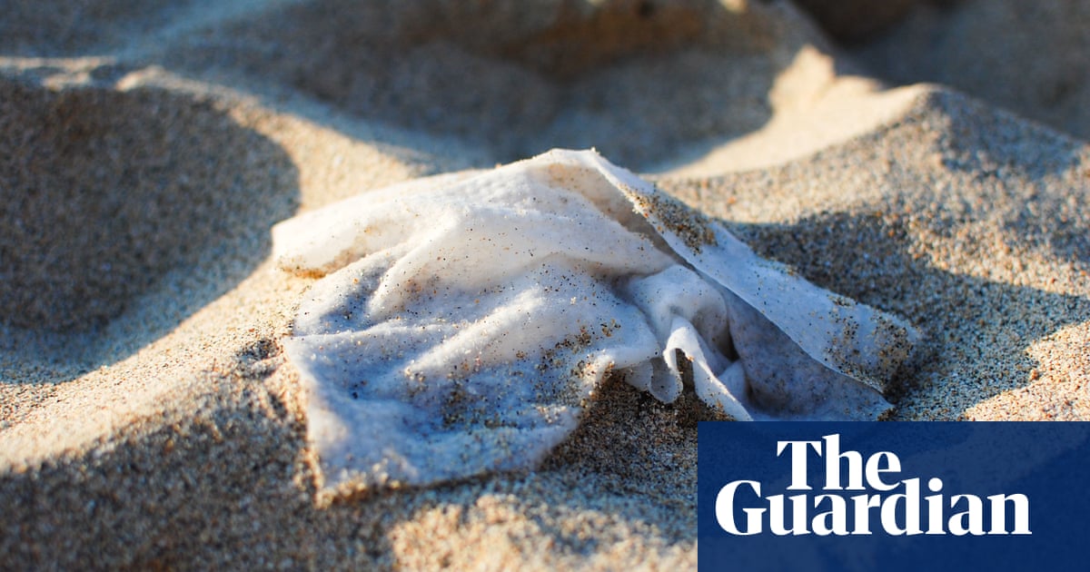 Wet wipes ‘forming islands’ across UK after being flushed
