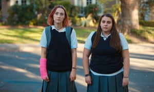 Saoirse Ronan and Beanie Feldstein in Lady Bird.