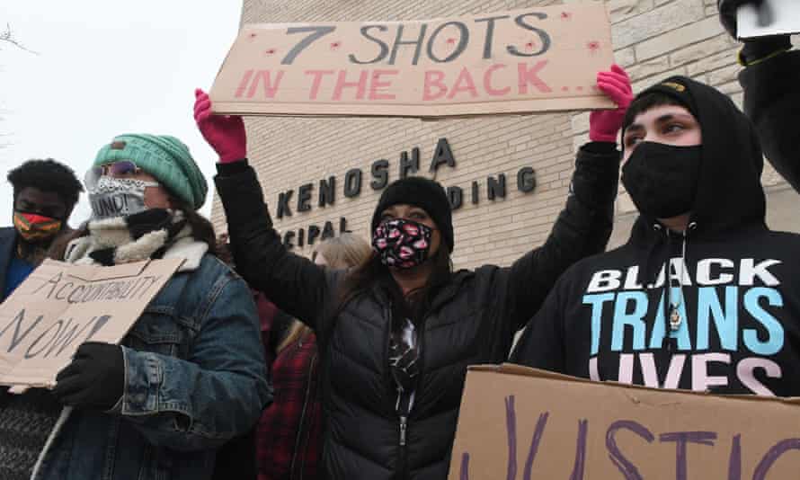 Protesters rally successful Kenosha, calling for constabulary serviceman Sheskey to beryllium fired.