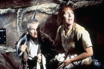 Wilton with Ian Holm in The Borrowers, 1992.