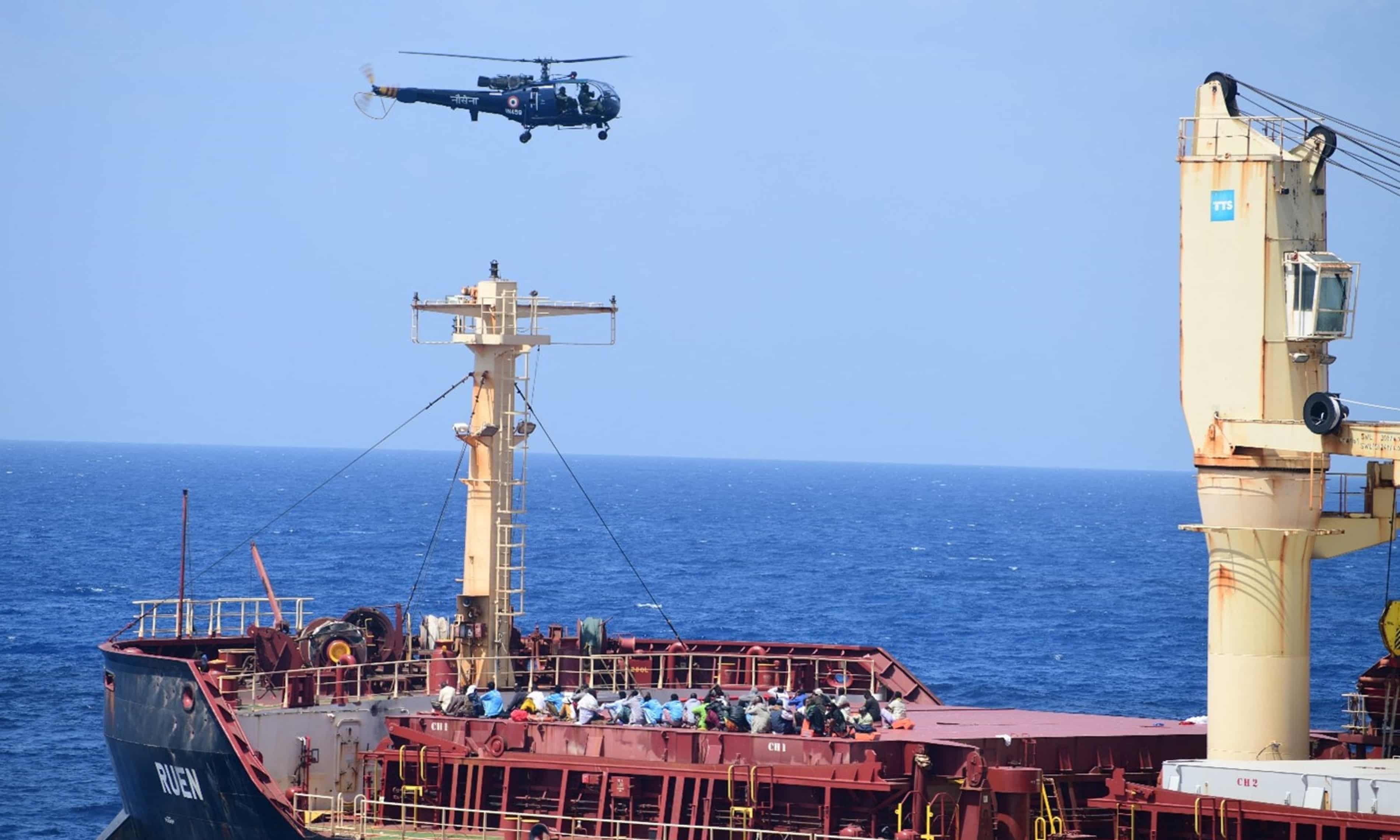 Indian navy recaptures Somali pirate ship and frees crew (theguardian.com)