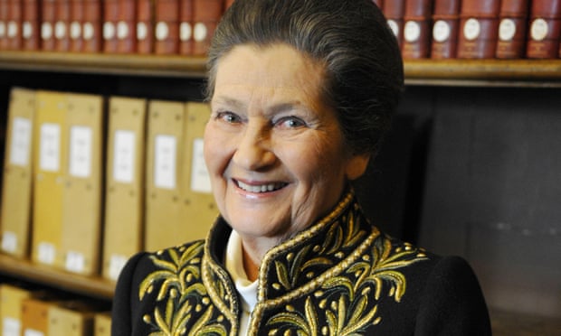 Simone Veil, Nazi death camp survivor and French politician who spearheaded abortion rights.