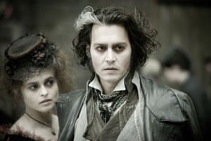 Helena Bonham Carter and Johnny Depp in the 2007 film of Sweeney Todd – the Demon Barber of Fleet Street