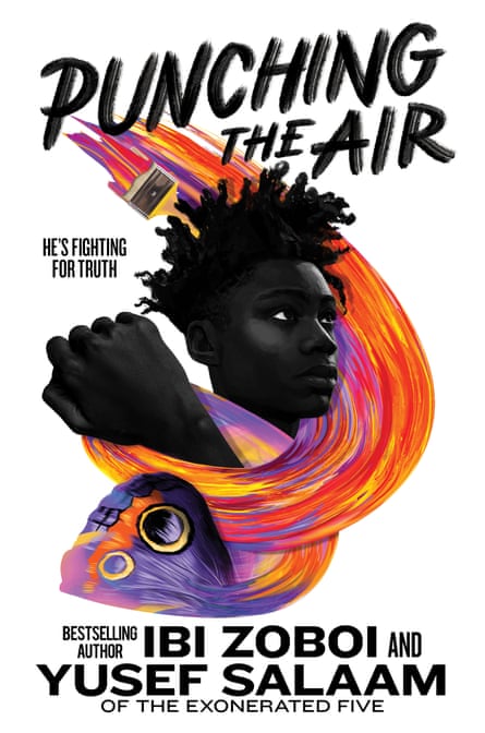 Book cover, Punching The Air, a collaboration between Dr. Yusef Salaam and Ibi Zoboi