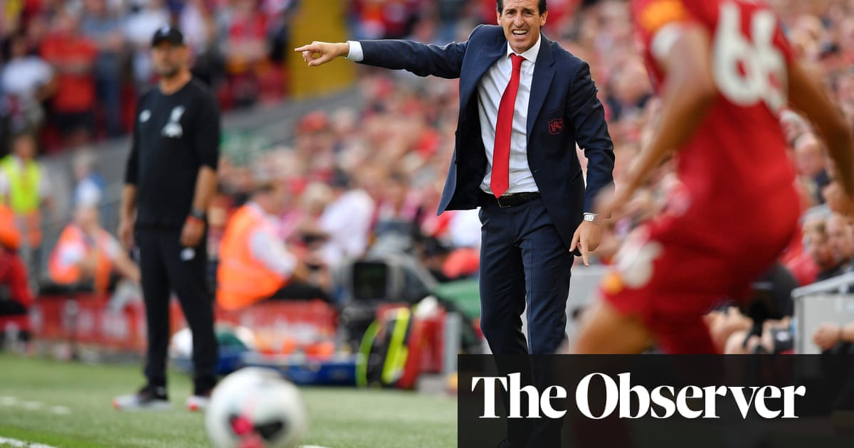 David Luiz shirt-pull was ‘not enough’ for a penalty, says Unai Emery
