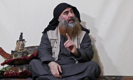 Abu Bakr al-Baghdadi in the latest Isis propaganda video