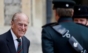 Prince Philip at his last official engagement in July last year.