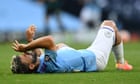 Knee surgery could end Sergio Agüero's domestic season with Manchester City thumbnail