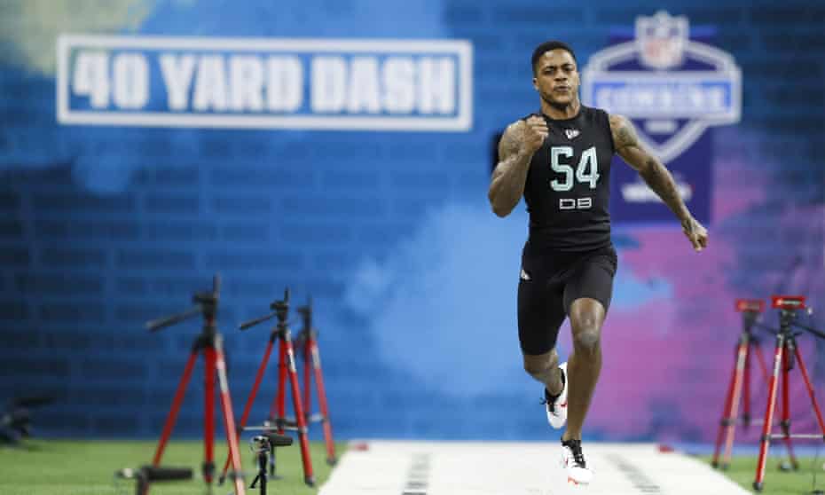 The NFL combine is a chance for teams to put players through a series of exercises and interviews