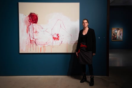 Tracey Emin at the Royal Academy last November for the opening of her joint show with Edvard Munch.