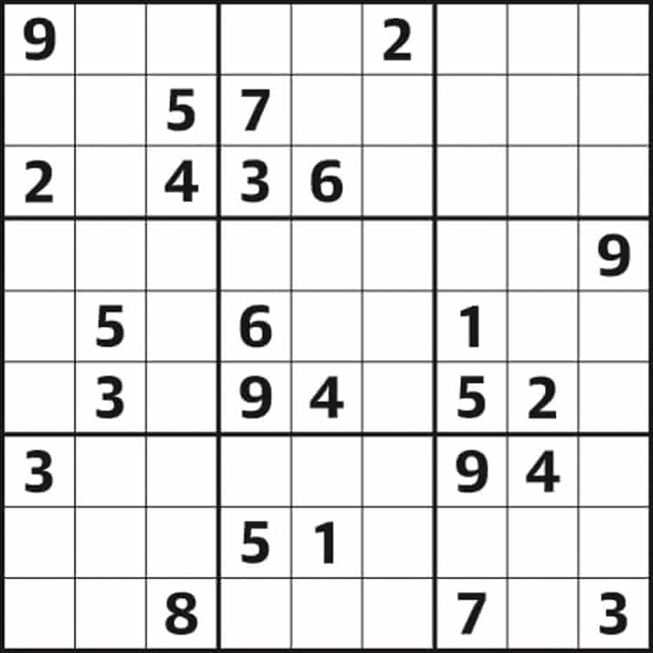 sudoku 5 345 expert life and style the guardian