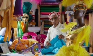 Gloria Cummings, founder of the Flamboyan mas band.