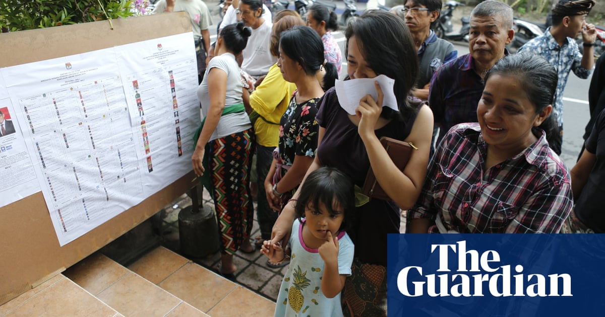 Indonesia's biggest election under way as 193 million march to polls