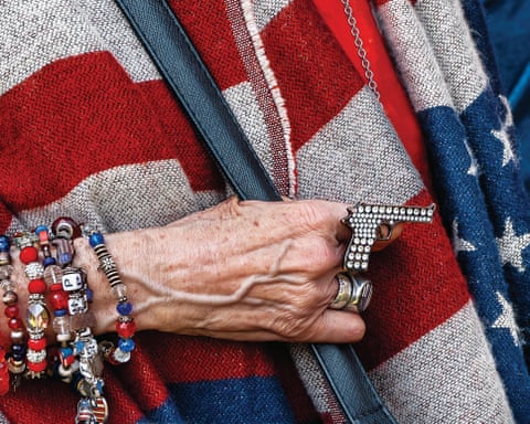 Trigger finger … Gun Ring, New York, 2024, which features in Atlantic Coast.