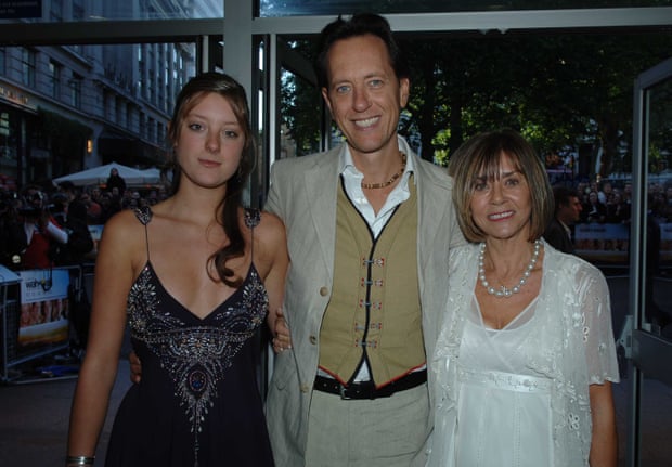 Richard E Grant with his wife Joan Washington and daughter Olivia at the screening of Wah-Wah in May 2006