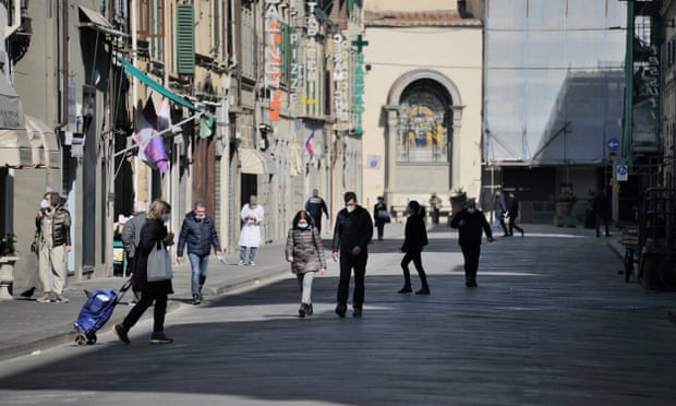 street scene in Florence, Italy