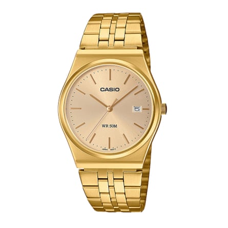 Gold Casio watch