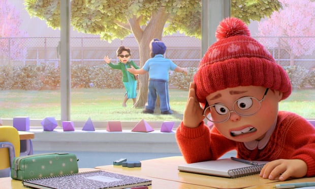 A still from Pixar’s new film Turning Red.