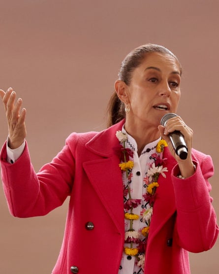 Leftwing Morena party candidate Claudia Sheinbaum could become Mexico’s first female presdient in 2024.