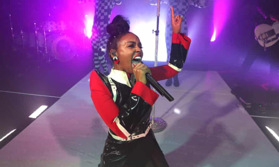 ‘Her work functions like a mirror held up to black women’ ... Janelle Monáe performing in October.