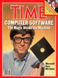 On the cover of Time magazine, 1984.