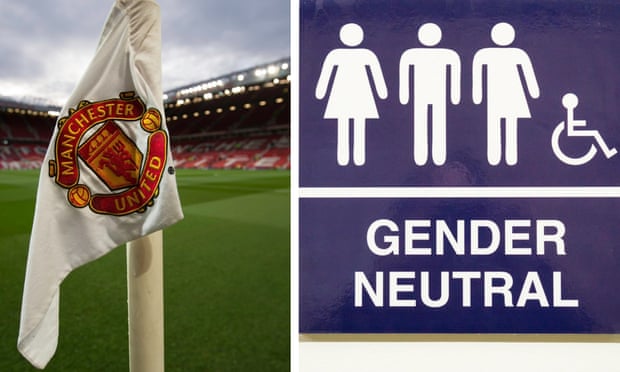 Manchester United are considering becoming the first top-flight club to introduce gender-neutral toilets.