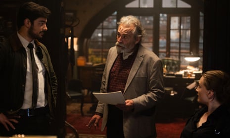 Mehmet Suleyman (Ethan Kai), Cetin Ikmen (Haluk Bilginer) and Ayse Farsakoglu (Yasemin Allen) in The Turkish Detective.