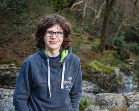 Dara McAnulty near a stream